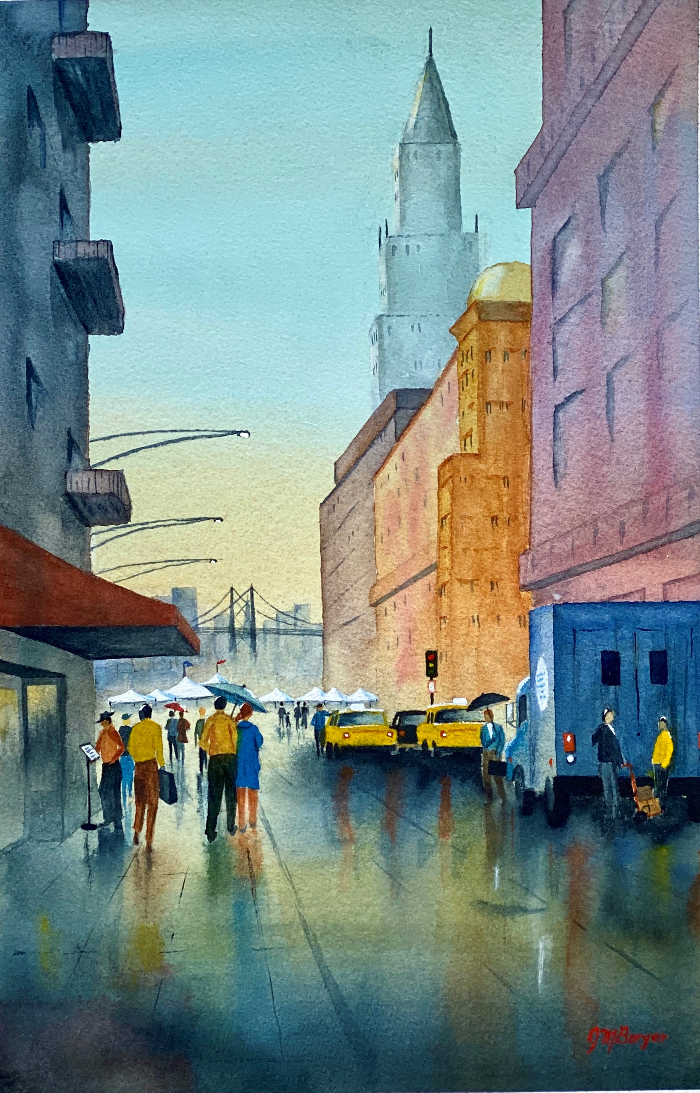 11th - Best in Show & Artists' Choice, Joe Burger, What's Goin' On, Watercolors