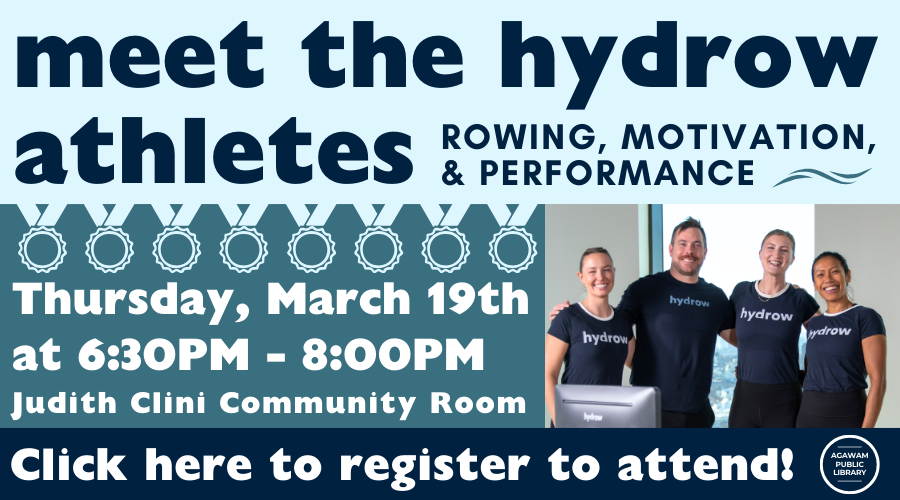 Click here to register to attend our event Meet the Hydrow Athletes, happening on Thursday, March 19th at 6:30PM!