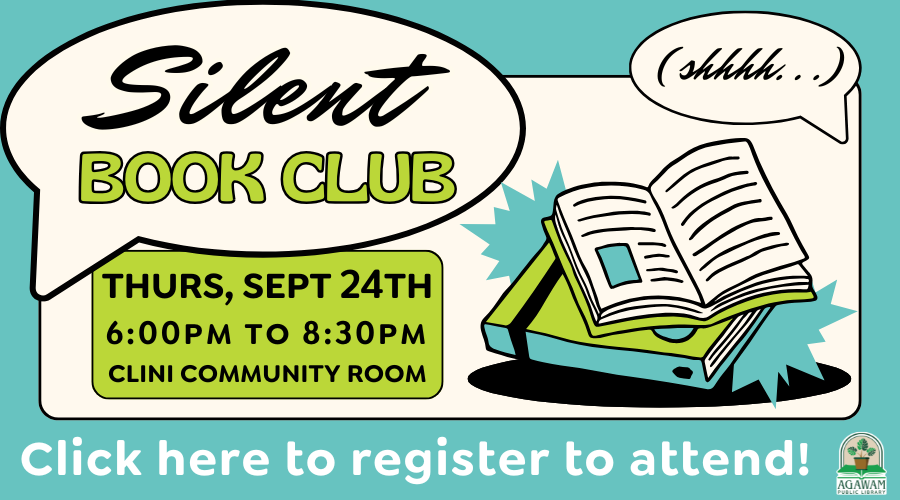 Click here to register to attend Silent Book Club, on Thursday, September 24th from 6PM to 8:30PM!